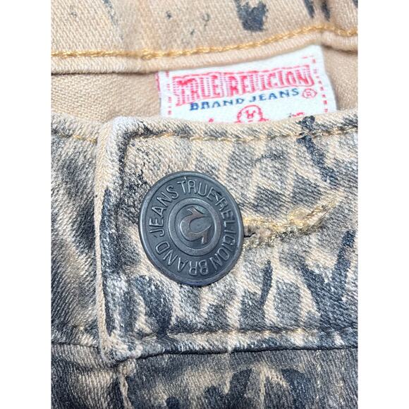 True Religion Halle Mohave Lonestar Snake Print Skinny Jeans size 26 - Picture 5 of 10